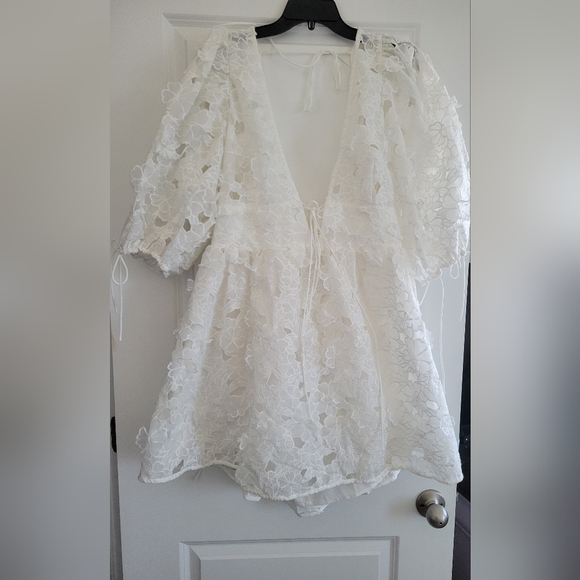 For Love And Lemons Leighton Floral Mini Dress - Picture 5 of 8